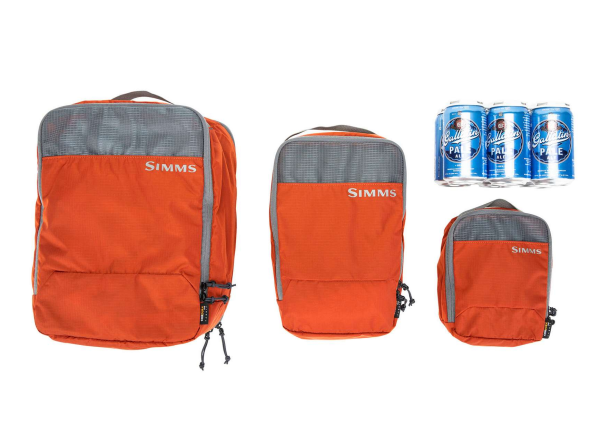 Simms GTS Packing Pouches 3 Pack Simms Orange All 3
